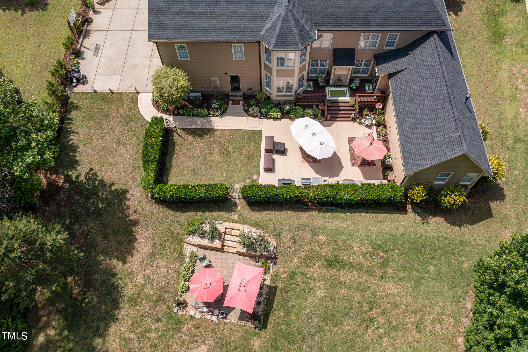 7208 Sparhawk Road Wake Forest, NC 27587 - Photo 63 of 66 Drone Back