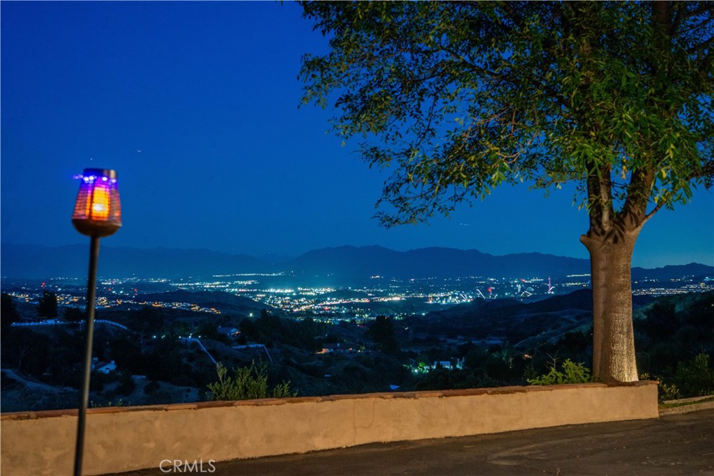 30602 Hasley Canyon Road Castaic, CA 91384 - Photo 47 of 72 Breathtaking Evening Panoramic View from Main Residence