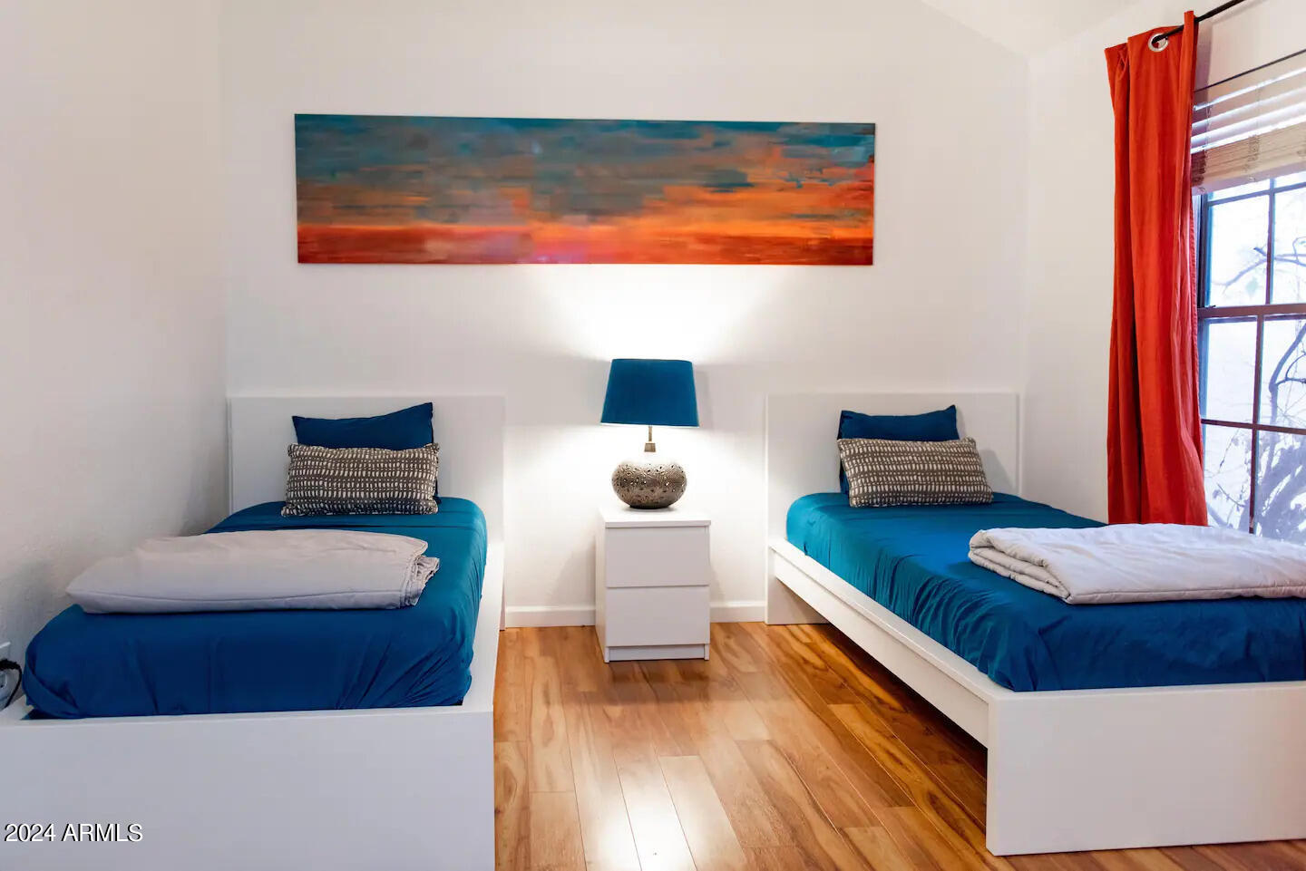 602 North May, Unit 7 Mesa, AZ 85201 - Photo 11 of 18 a living room with furniture and a wooden floor
