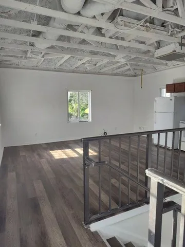 a view of wooden floor