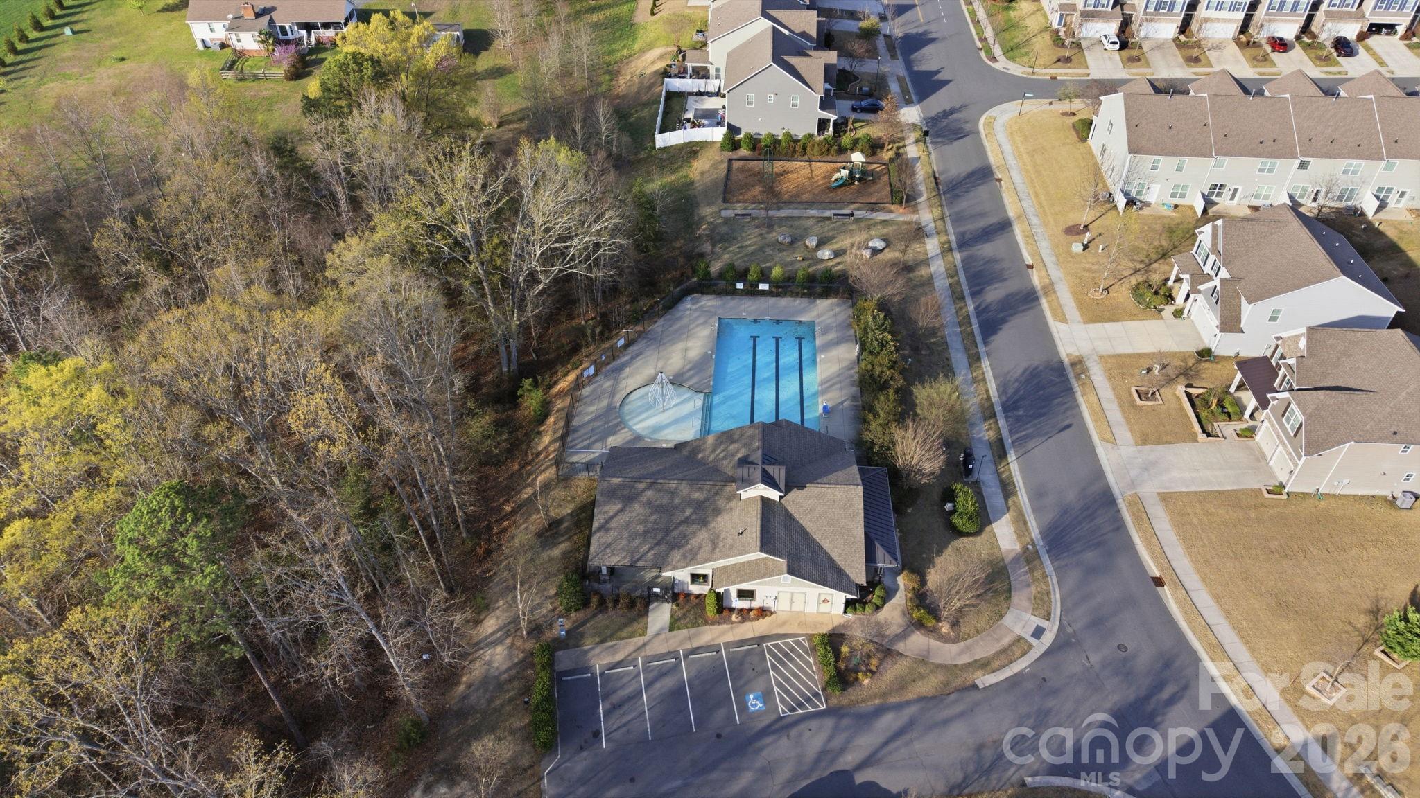 1425 Bramblewood Drive Fort Mill, SC 29708 - Photo 42 of 44 an aerial view of residential houses with outdoor space