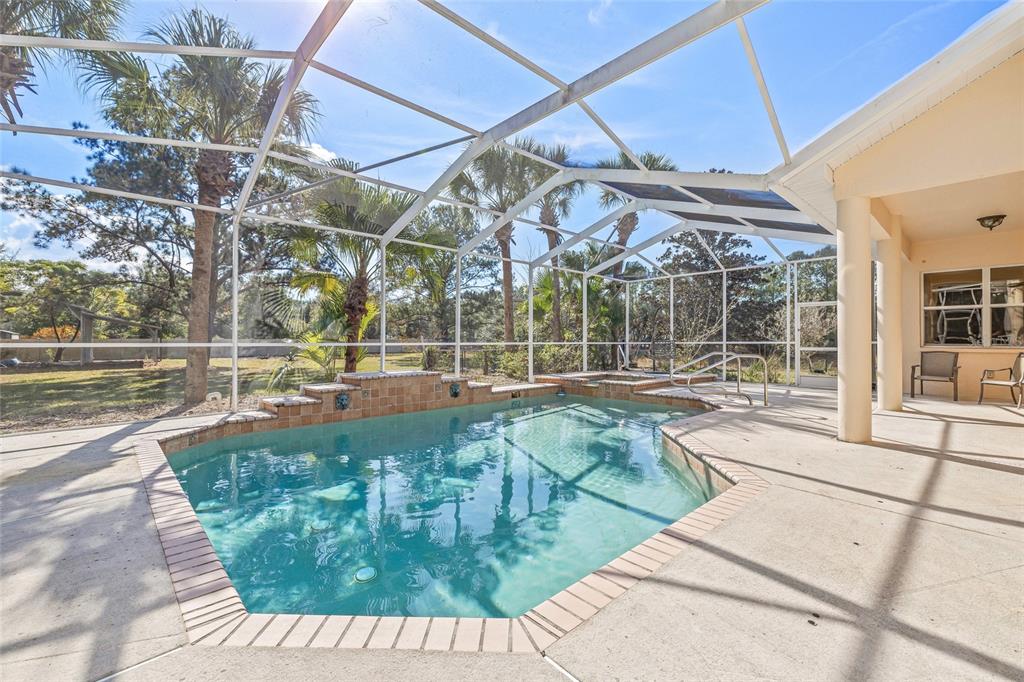 11040 Fulton Avenue Weeki Wachee, FL 34613 - Photo 3 of 77 a view of a swimming pool with a patio