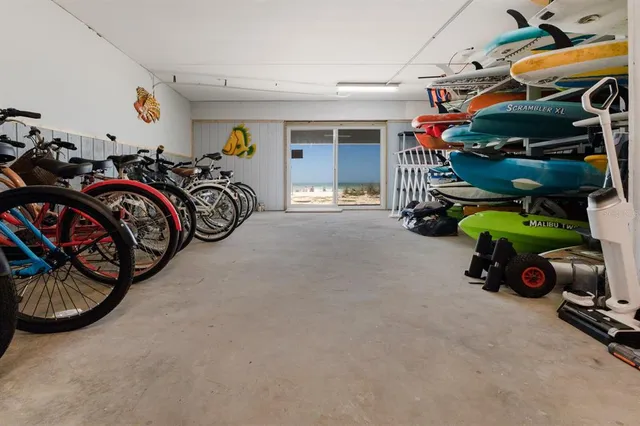 a view of a building with a yard