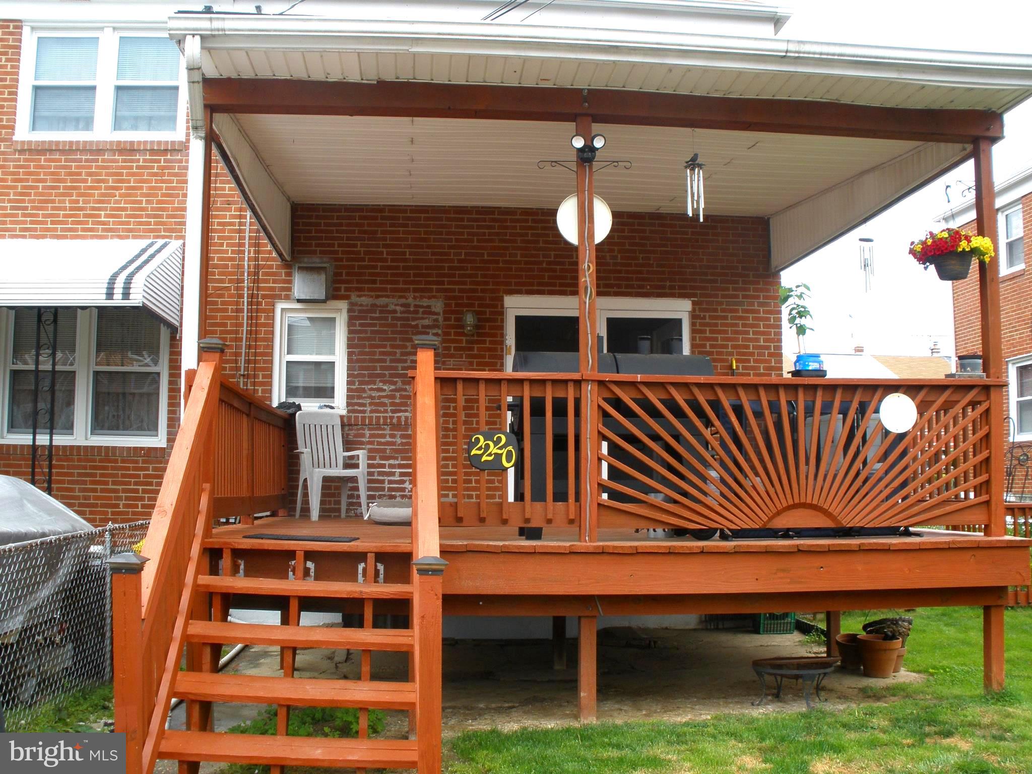 2220 Vailthorn Road Baltimore, MD 21220 - Photo 10 of 34 Rear Covered Deck