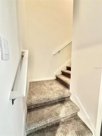 an empty room with a workbench