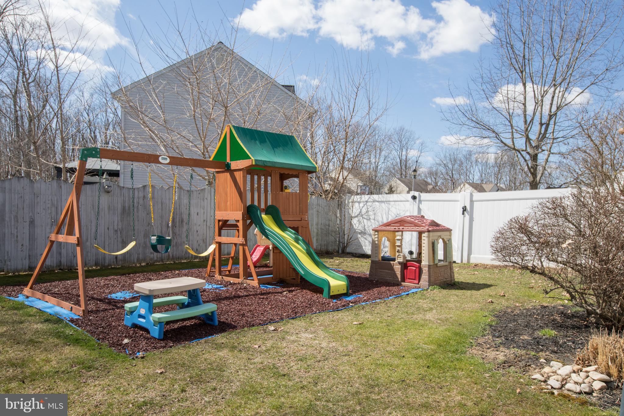 394 Sapling Way Atco, NJ 08004 - Photo 35 of 38 Cedar Playset in Back Yard