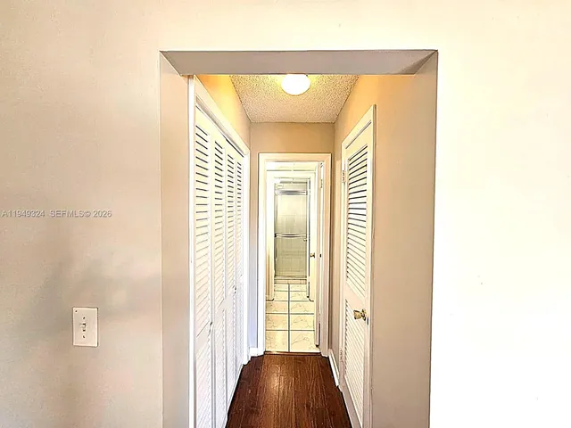 a close view of closet