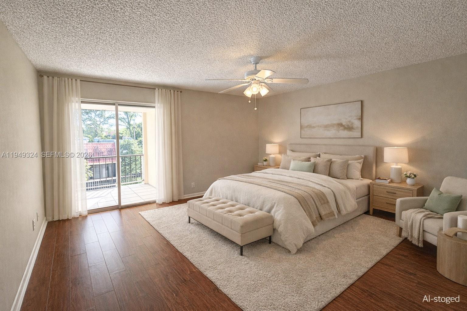 642 Northwest 13th Street, Unit 310 Boca Raton, FL 33486 - Photo 2 of 32 a bedroom with a large bed and a window