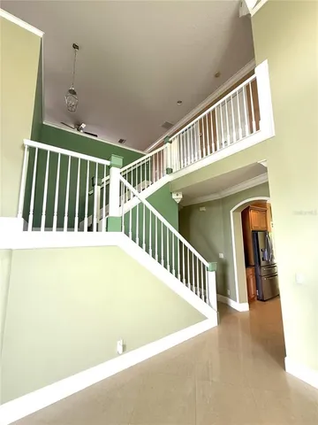 a view of livingroom and a window