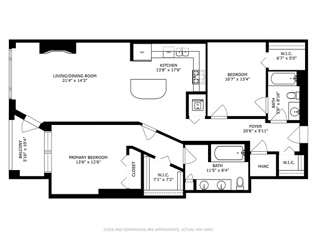 520 South State Street, Unit 702 Chicago, IL 60605 - Photo 20 of 20 a picture of a floor plan