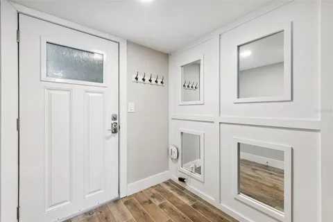 a view of balcony with workspace