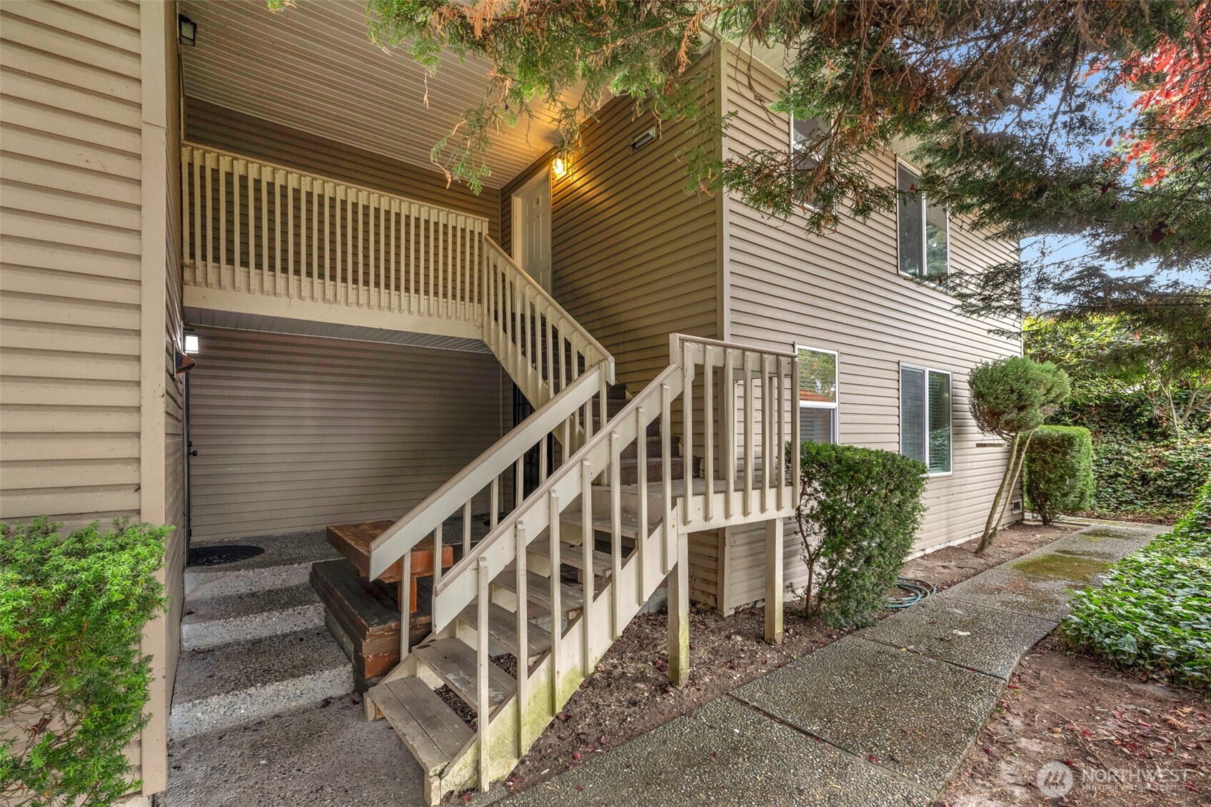 1302 Chestnut Street, Unit 2 Everett, WA 98201 - Photo 19 of 31 a view of a house with a yard and stairs