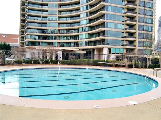 a view of pool with outdoor space