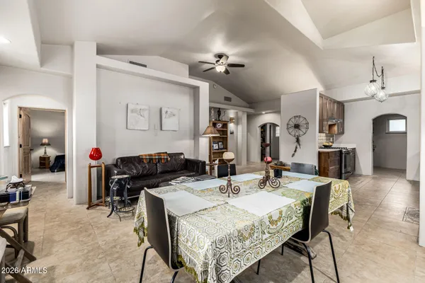 a house view with a outdoor space