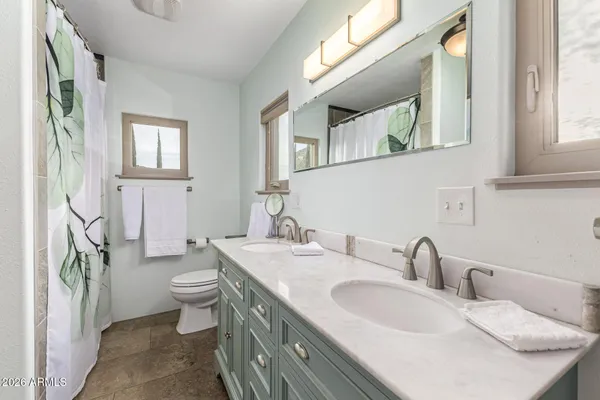 a view of a balcony with an outdoor space