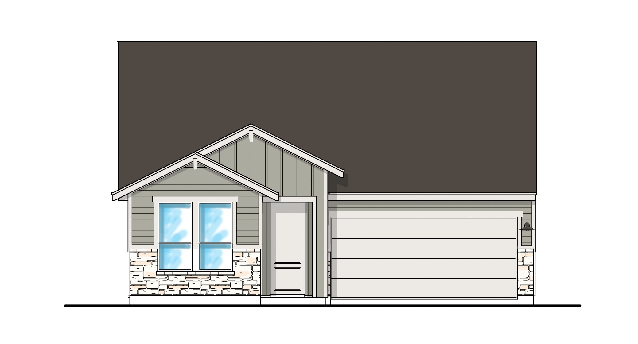 5331 Bruno Street Round Rock, TX 78665 - Photo 1 of 1 Front elevation. Exterior colors still need to be selected