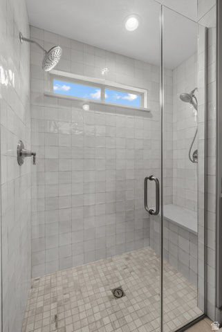 1896 West 800 North Mapleton, UT 84663 - Photo 18 of 55 Bathroom featuring a shower stall