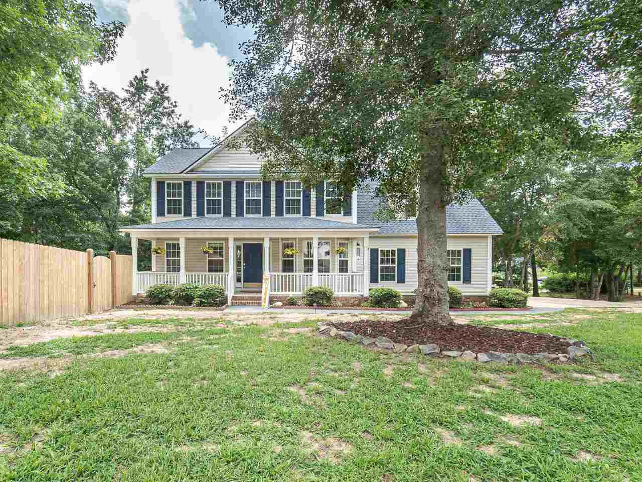 123 Irene Lane Raleigh, NC 27603 - Photo 1 of 30 Cute home sits on Large Corner Lot ~ includes privacy fence that encloses the side and backyard. Backyard perfect for Outdoor Living....Pool, She-Shed, Man Cave, or How about Fresh Eggs from your very own chickens. Front of House with Privacy Fence (Corner Lot)