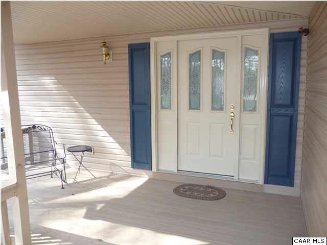 3611 Union Mills Road Troy, VA 22974 - Photo 3 of 31 Front Porch and front door with side lights