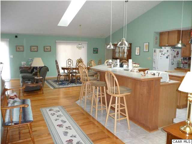 3611 Union Mills Road Troy, VA 22974 - Photo 4 of 31 Entry foyer, kitchen bar and dinning area of great room