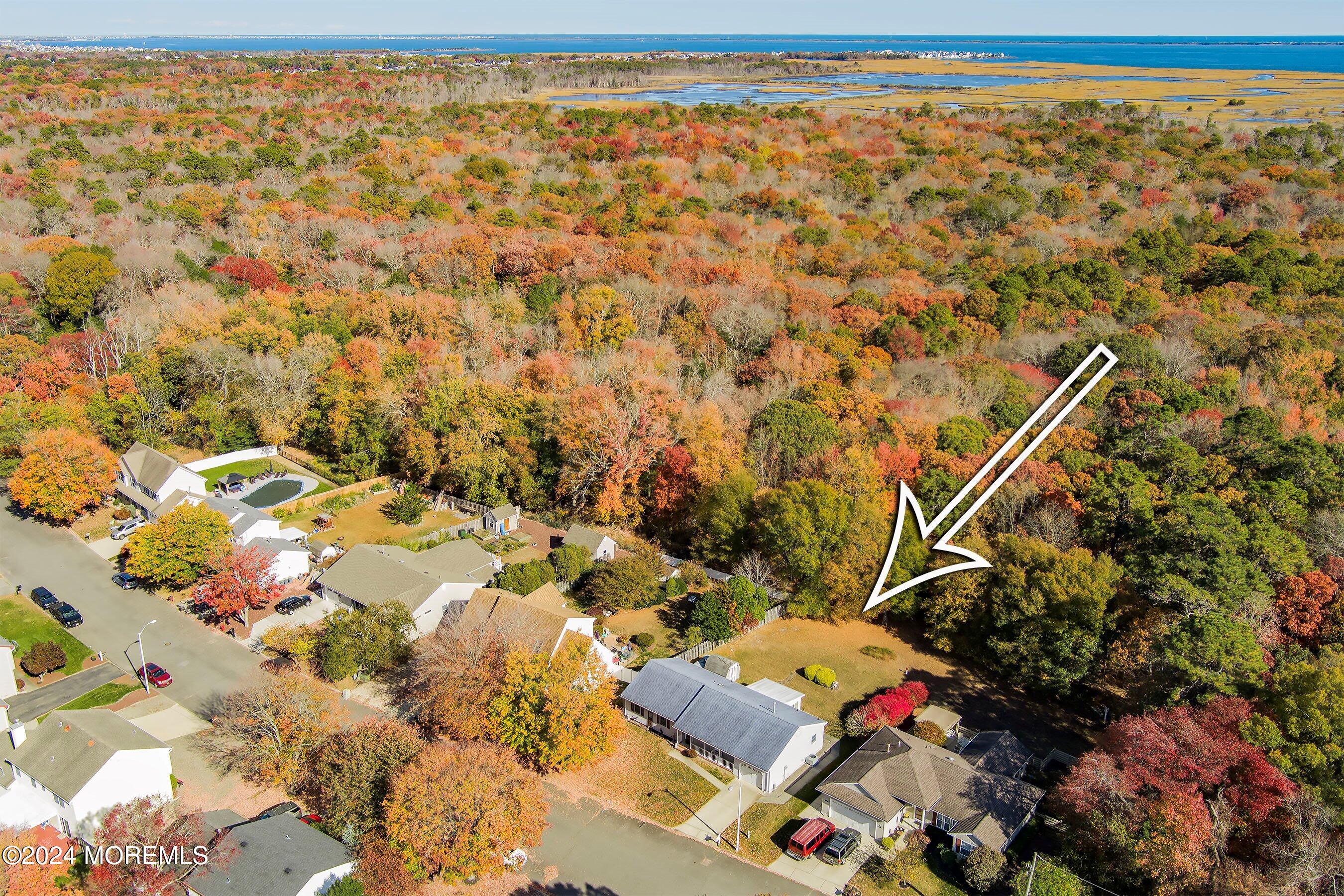 305 Bayside E Parkway Forked River, NJ 08731 - Photo 8 of 39 a bird view of a yard