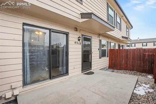 a view of a house with an outdoor space
