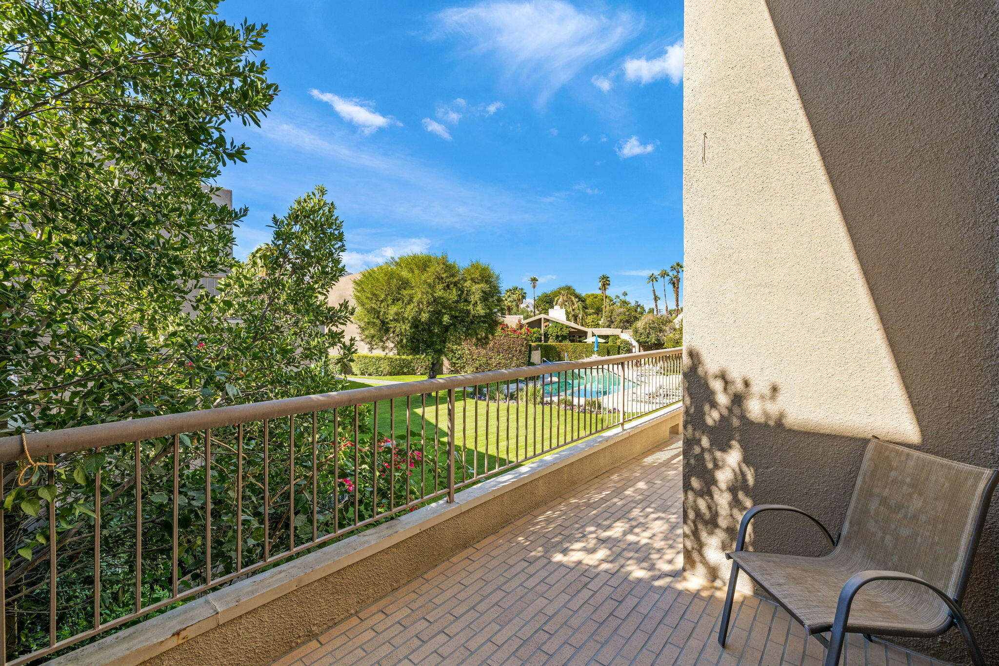 45775 Juniper Circle, Unit 616A Palm Desert, CA 92260 - Photo 19 of 35 a view of balcony with furniture