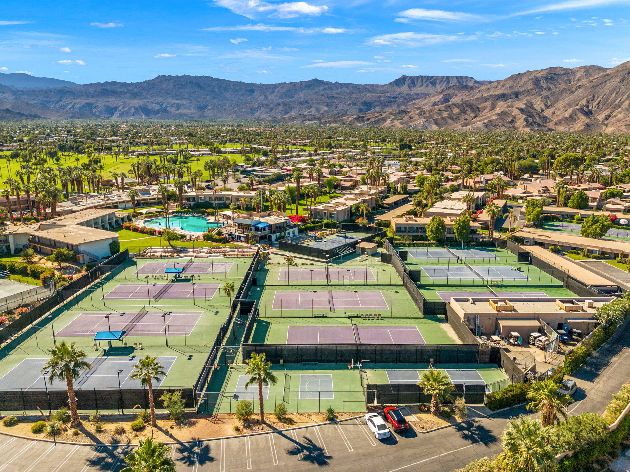 45775 Juniper Circle, Unit 616A Palm Desert, CA 92260 - Photo 33 of 35 an aerial view of multiple house