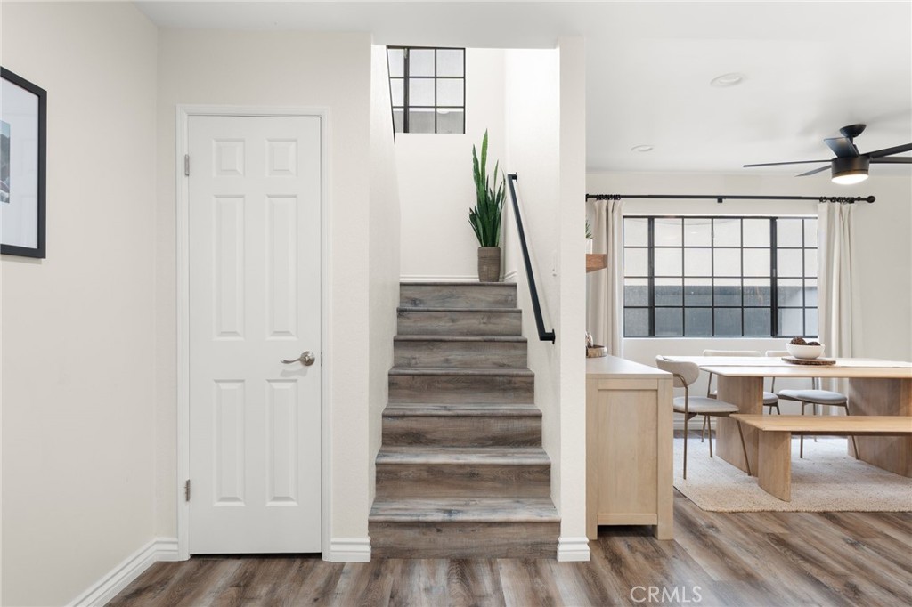 4345 154th Street, Unit 3 Lawndale, CA 90260 - Photo 16 of 31 a view of entryway with wooden floor and stairs