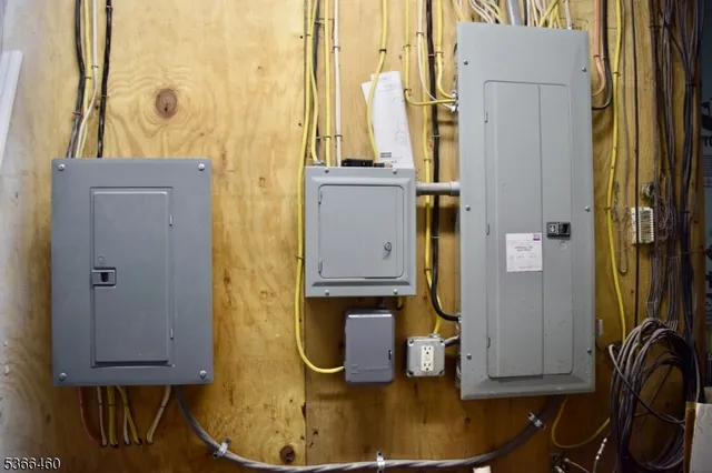 view of hall way with mirror