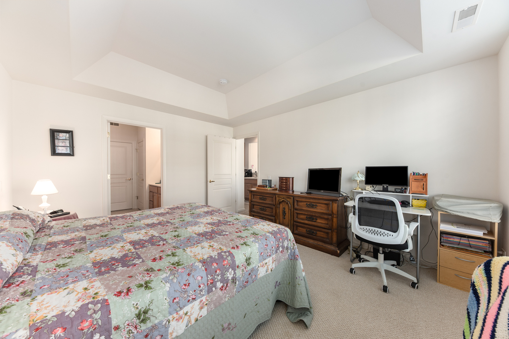 13512 Delaney Road Huntley, IL 60142 - Photo 10 of 24 a bedroom with a bed and a desk