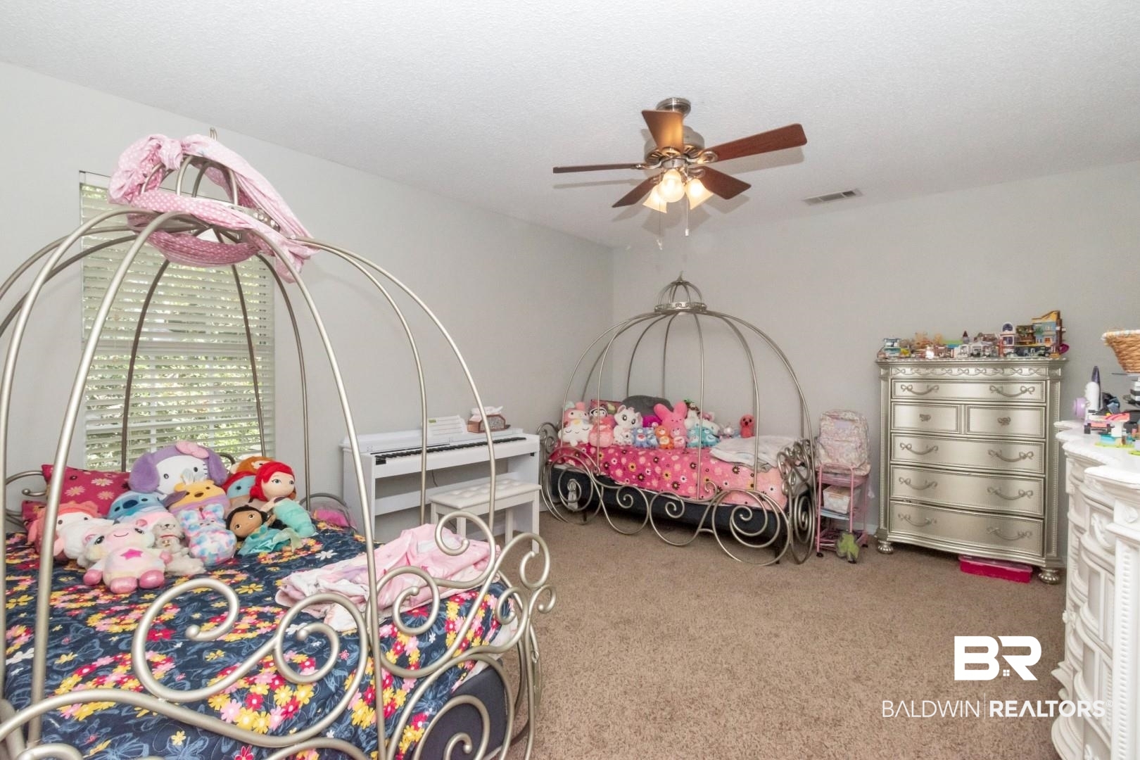 9991 Wedgefield Court Mobile, AL 36608 - Photo 18 of 30 Carpeted bedroom featuring ceiling fan