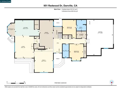 $2,198,800 | 951 Redwood Drive, Danville, CA 94506