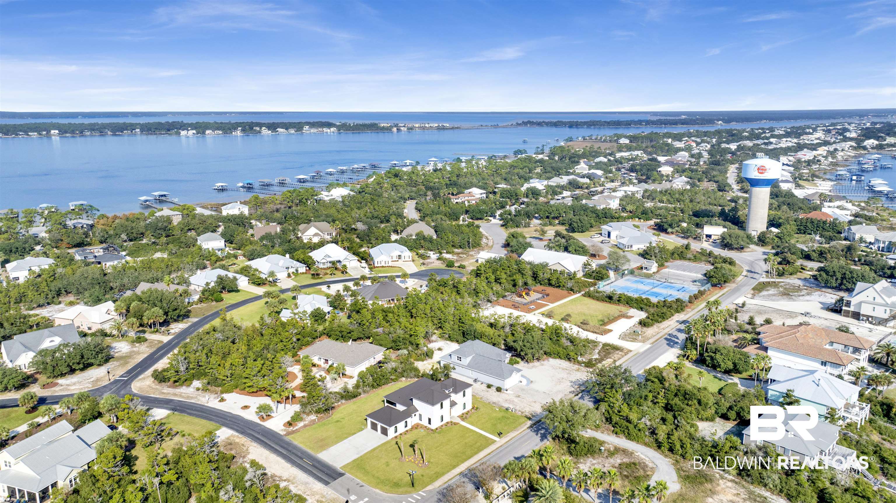 31545 River Road Orange Beach, AL 36561 - Photo 49 of 59 Bird's eye view featuring a water view