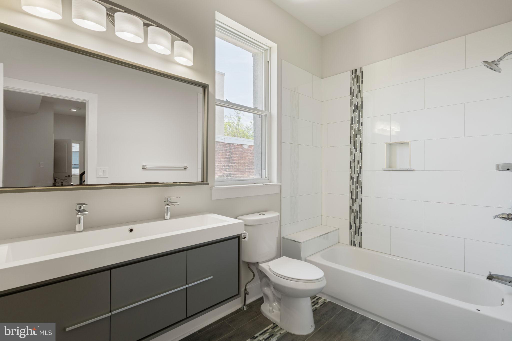 1125 South 24th Street Philadelphia, PA 19146 - Photo 30 of 55 2nd Floor Full Bath with Double Vanity