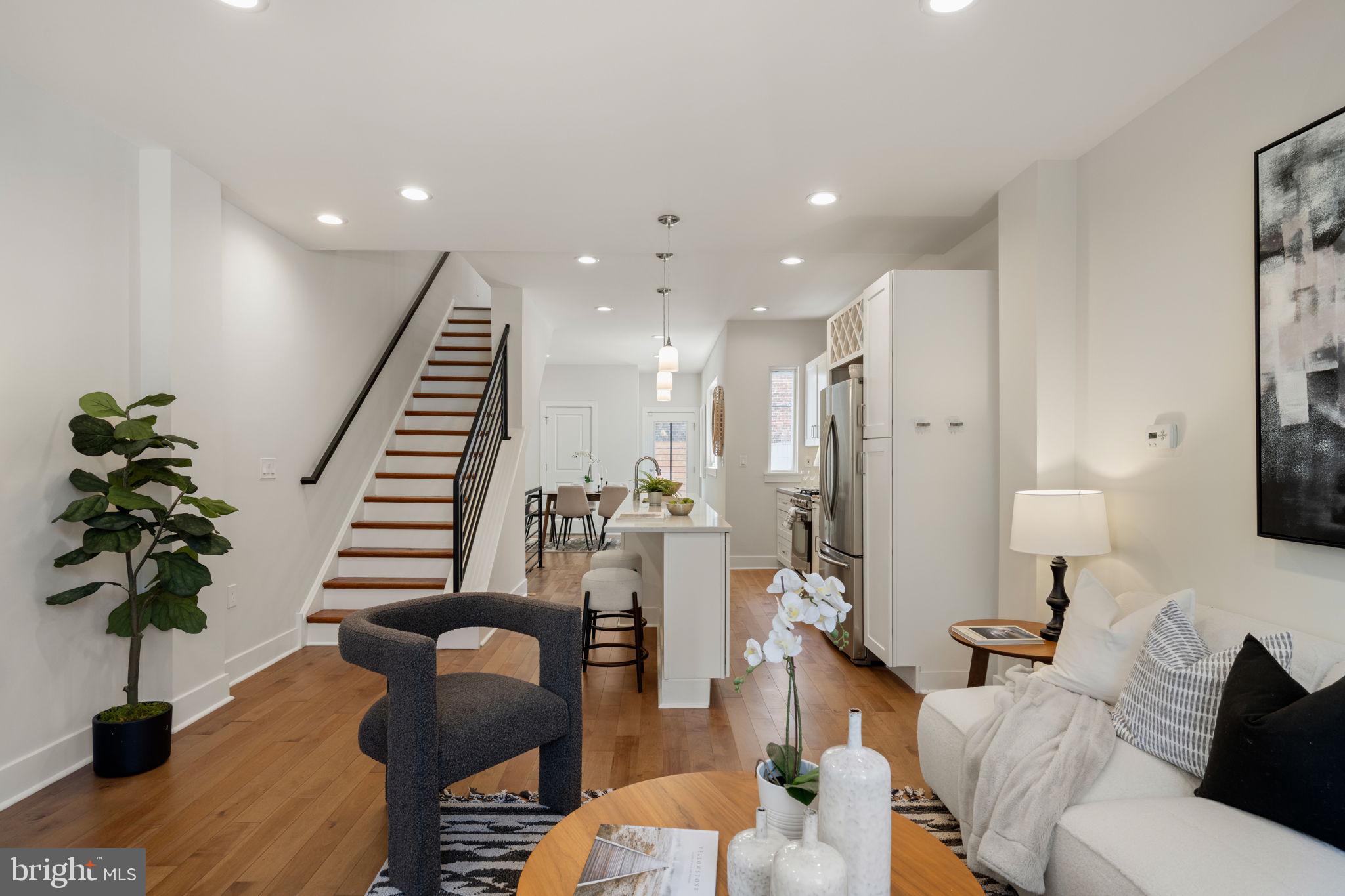 1125 South 24th Street Philadelphia, PA 19146 - Photo 5 of 55 View of Kitchen from Living Room