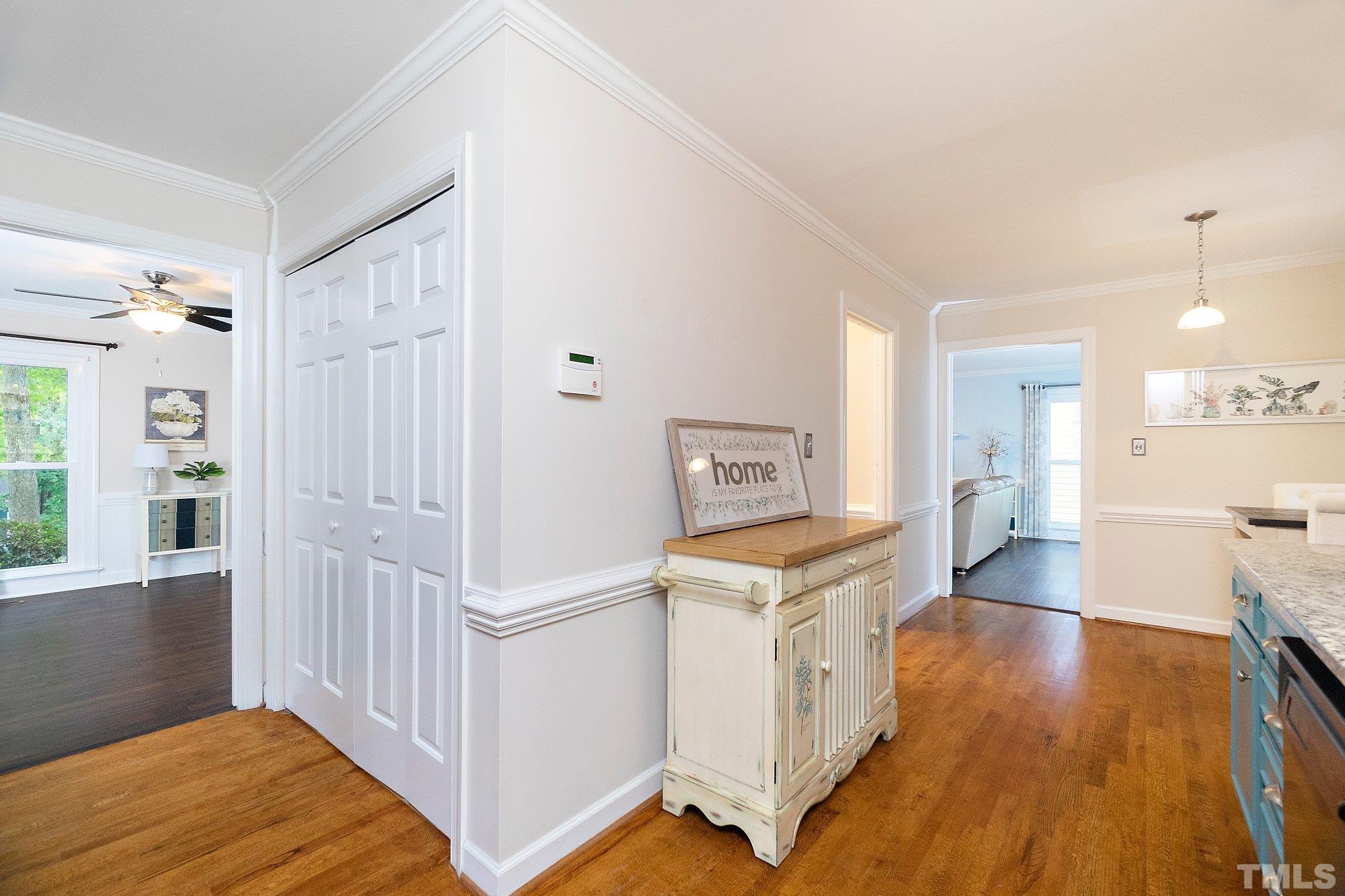 612 Morningside Drive Durham, NC 27713 - Photo 18 of 36 a view of a kitchen from the hallway