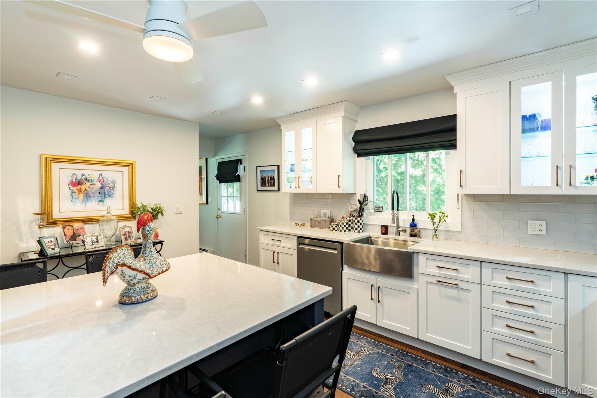 10 Pilgrims Progress Road Rhinebeck, NY 12572 - Photo 19 of 31 Kitchen Island Dining Area Seats 4 and is a Large Prep Area