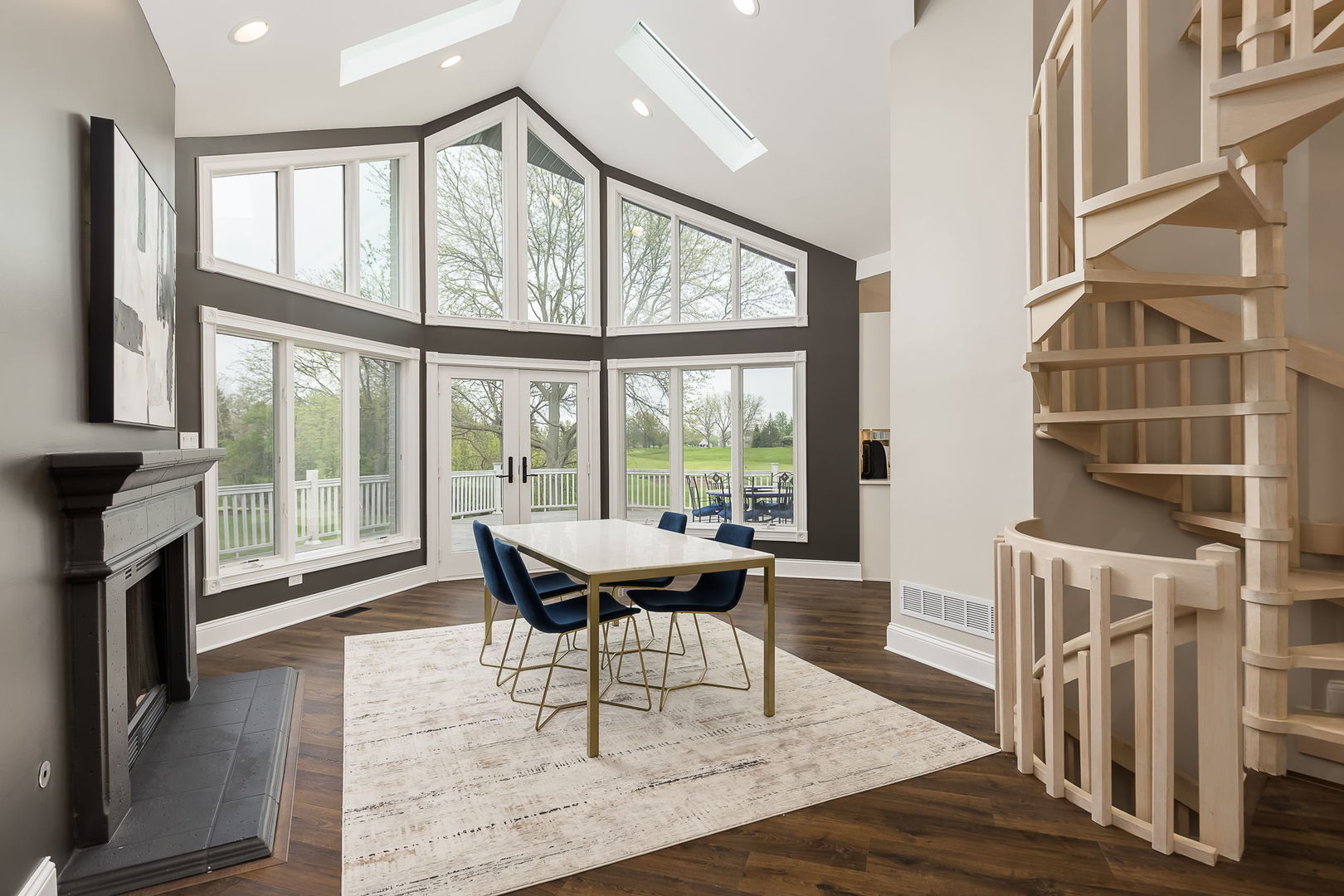 7 Loblolly Court Lemont, IL 60439 - Photo 12 of 45 a living room with furniture and a fireplace