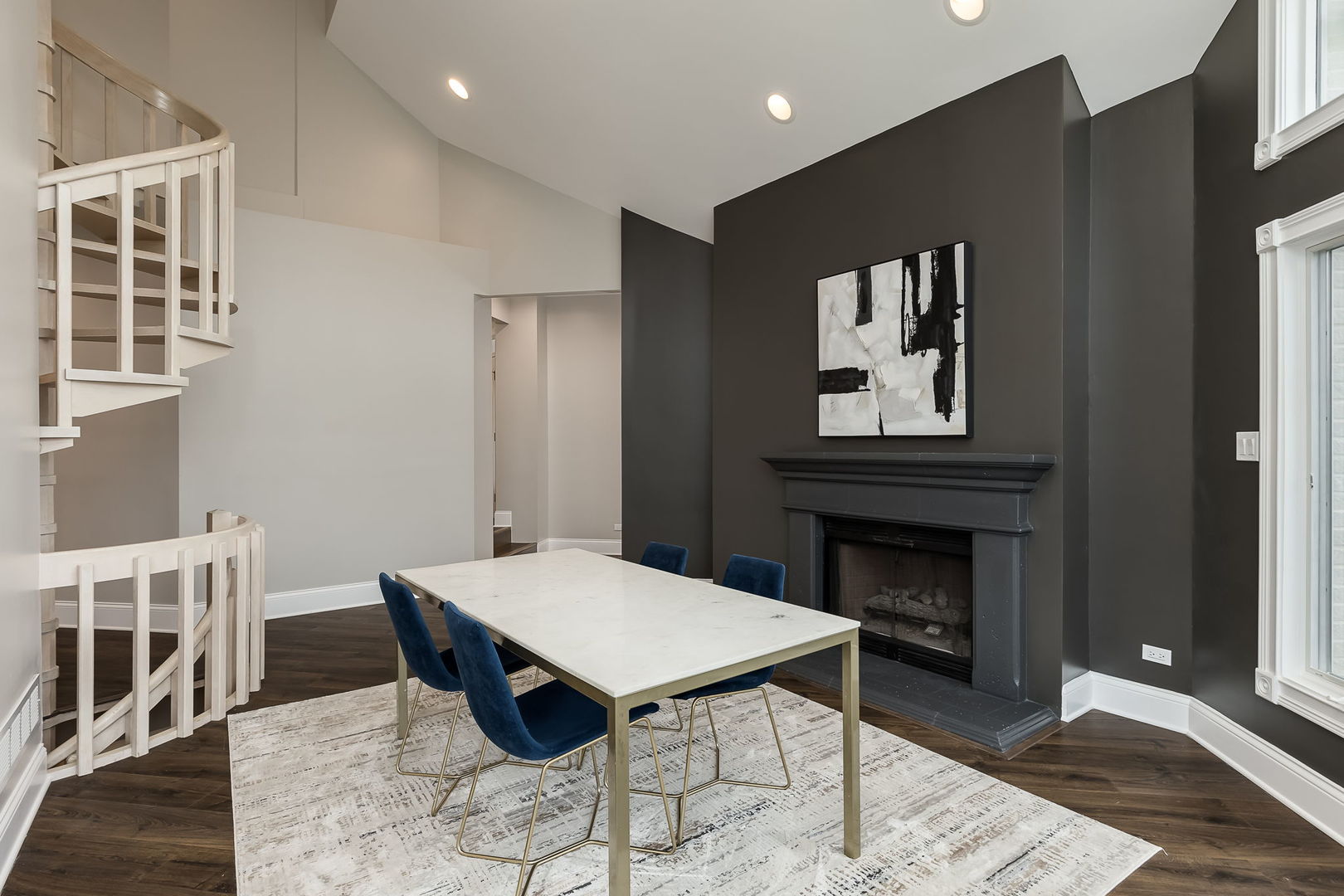 7 Loblolly Court Lemont, IL 60439 - Photo 13 of 45 a living room with furniture a fireplace and a table