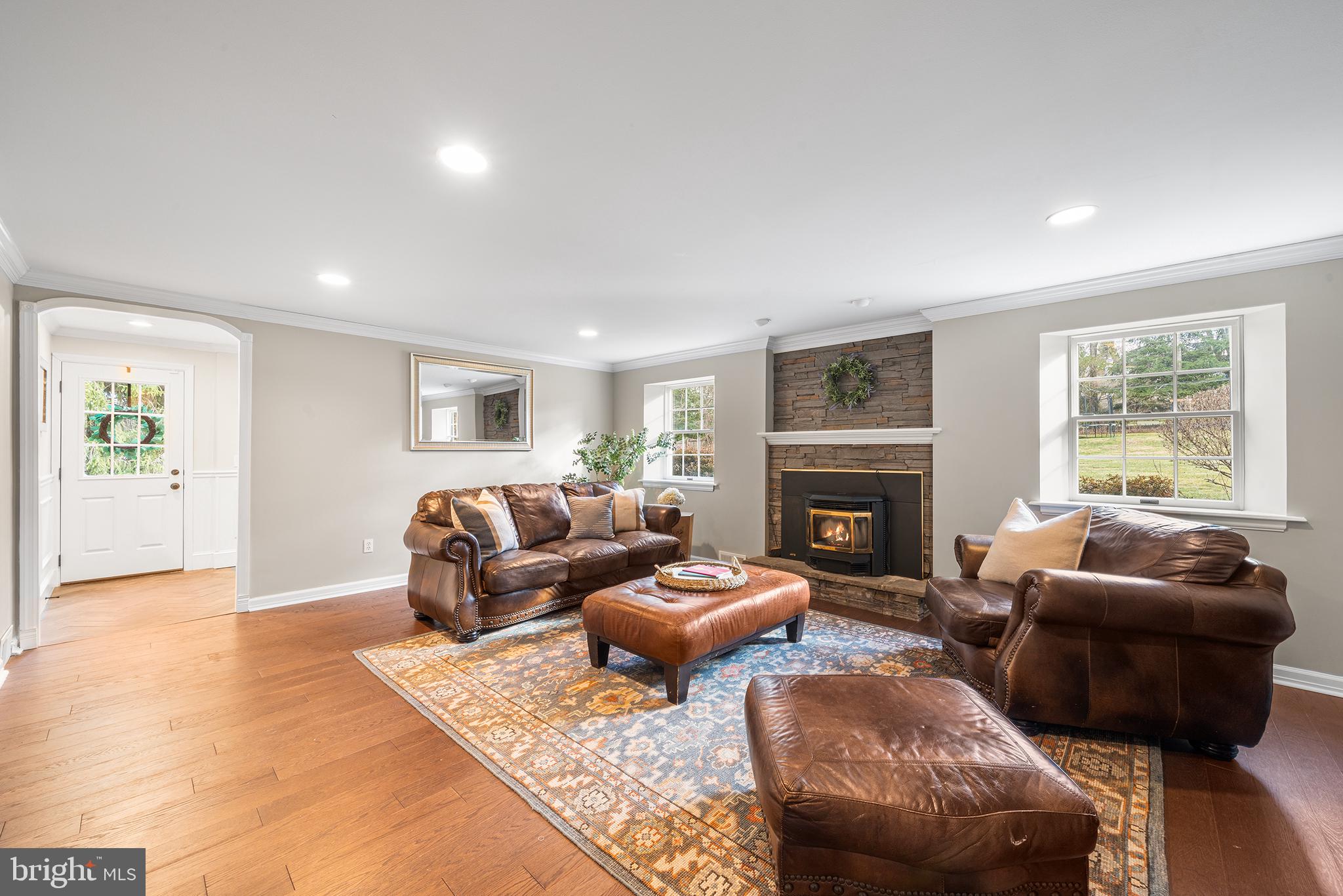 1012 Tenby Road Berwyn, PA 19312 - Photo 12 of 32 wood floors, fireplace with side driveway access