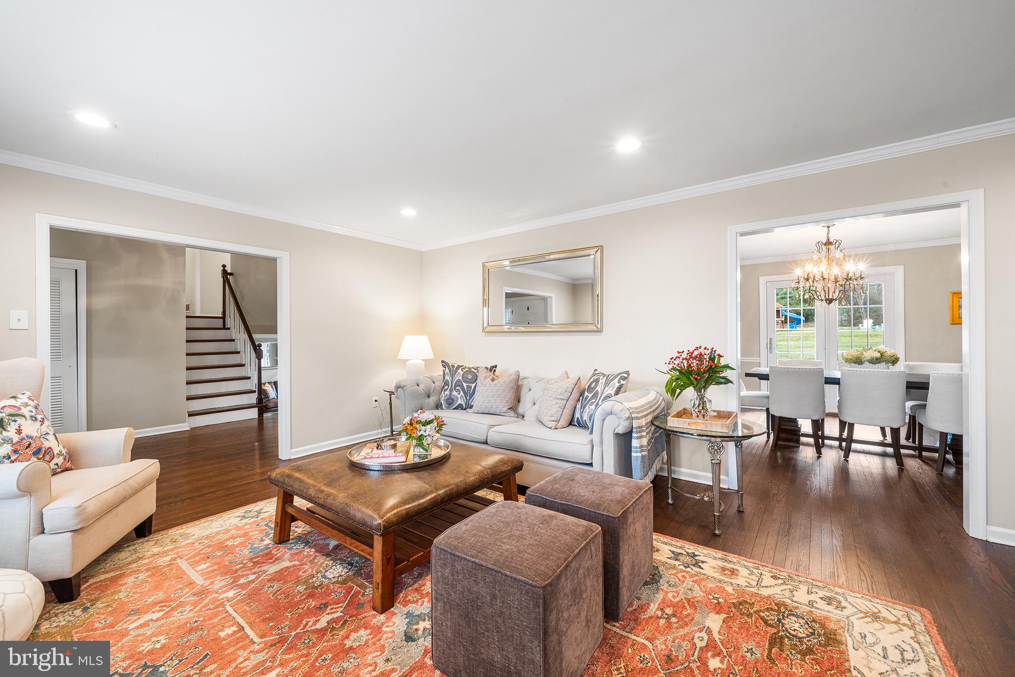 1012 Tenby Road Berwyn, PA 19312 - Photo 4 of 32 living room to dining room