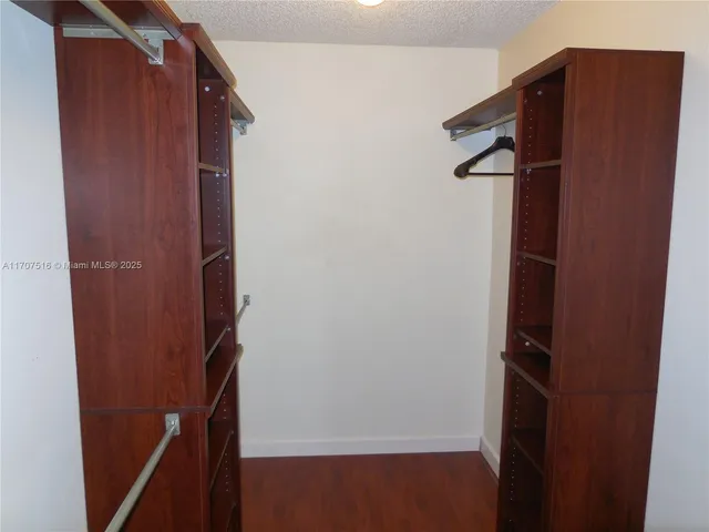 a view of walk in closet