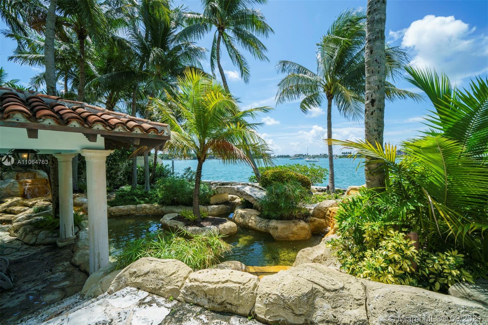 10 Palm Avenue Miami Beach, FL 33139 - Photo 34 of 42 a view of a backyard with plants and palm trees