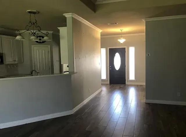 a view of a walk in closet