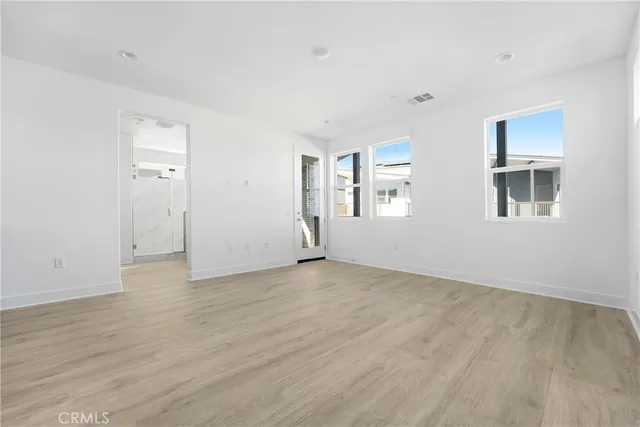 wooden floor in an empty room