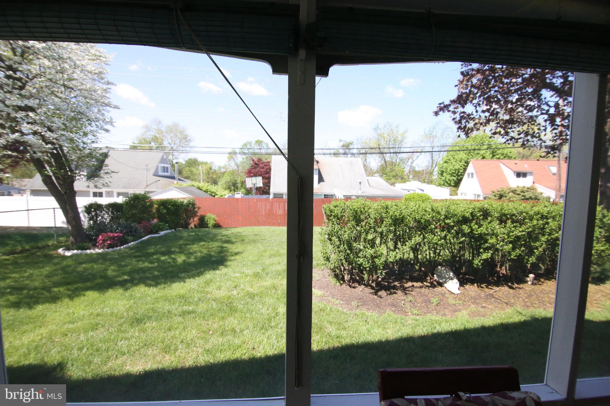 47 Trellis Road Levittown, PA 19056 - Photo 34 of 34 a view of yard from a window