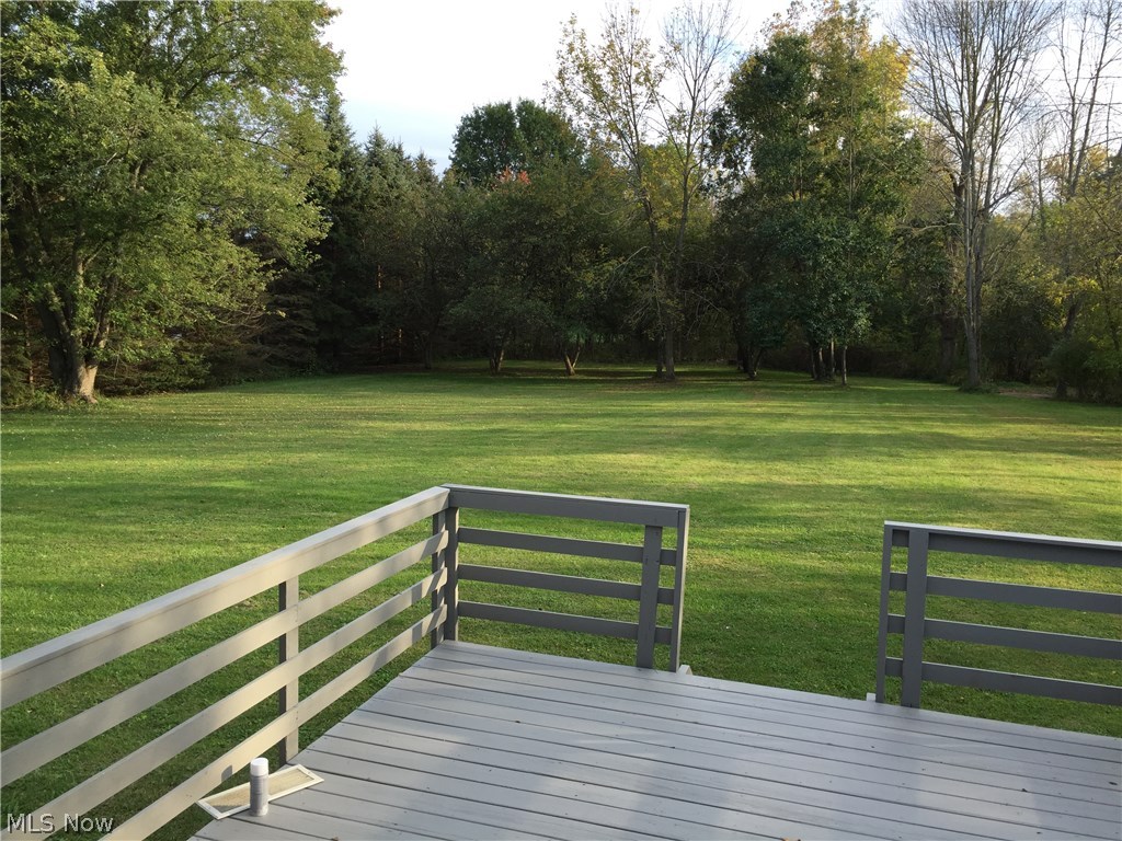 4620 Fenn Road Medina, OH 44256 - Photo 2 of 20 Backyard view--Apple Trees, Wooded lot, backs to the river