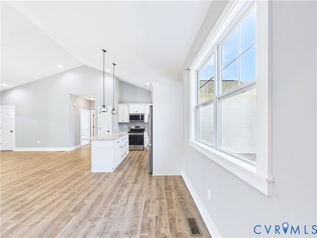 6795 Darlington Heights Road Cullen, VA 23934 - Photo 13 of 44 a view of kitchen with wooden floor