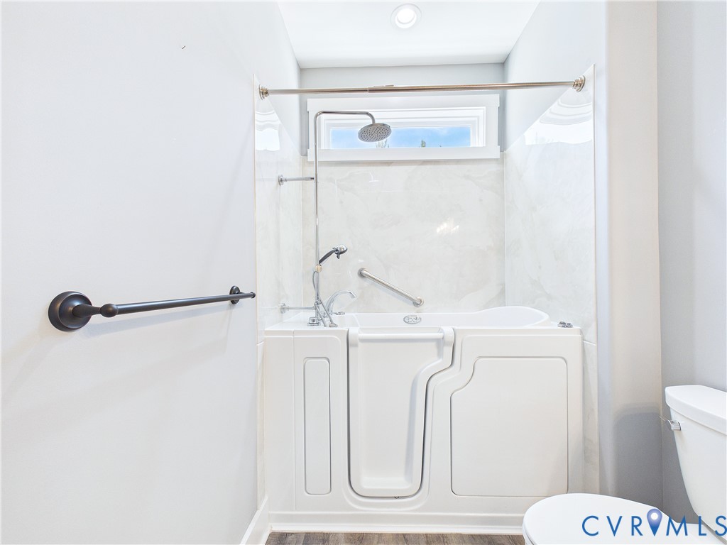 6795 Darlington Heights Road Cullen, VA 23934 - Photo 28 of 44 Full bathroom featuring toilet and wood finished f